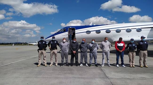 Extraditan a seis narcotraficantes a Estados Unidos. Foto: Colprensa