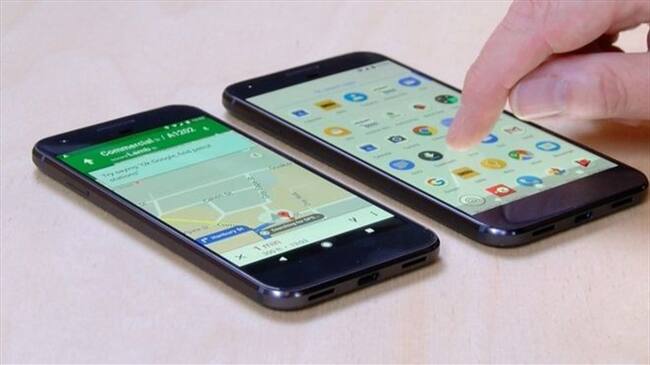 Celulares Pixel de Google Image caption Los nuevos celulares de Google contarán con un asistente virtual. Foto: BBC