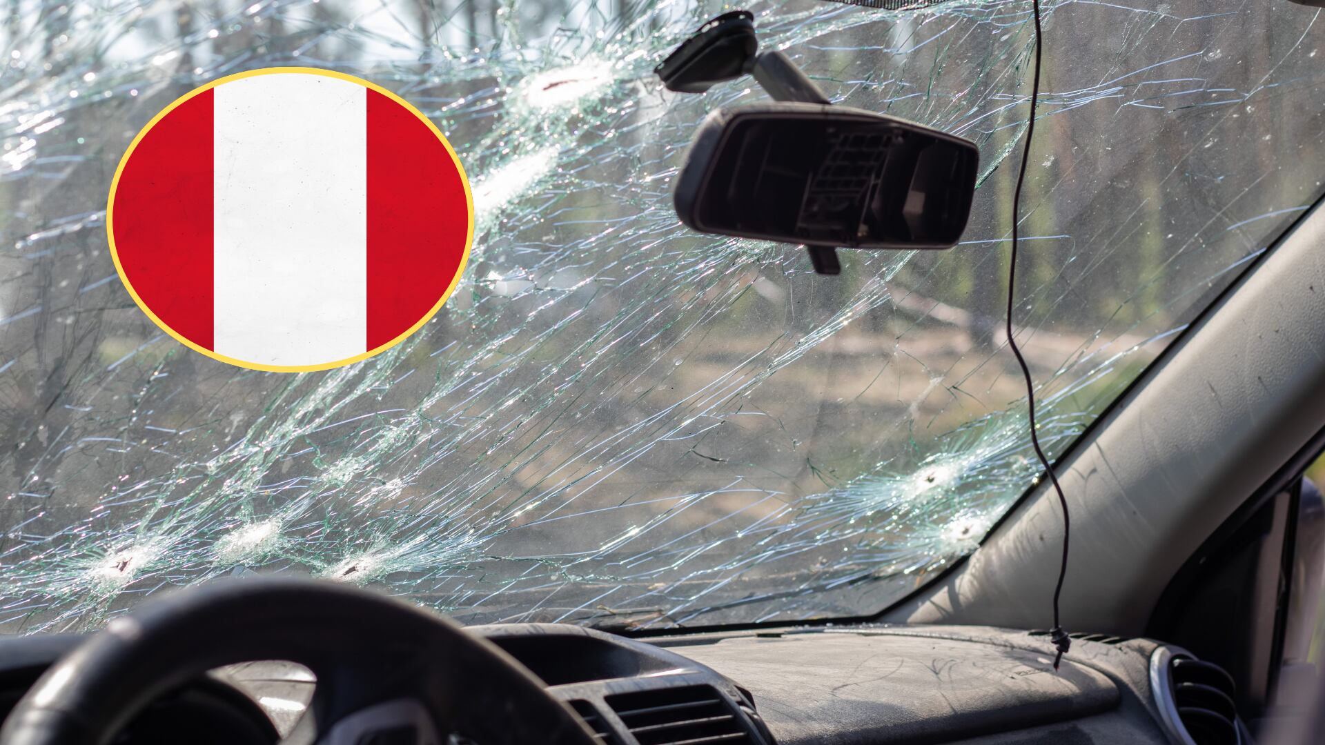 Referencia de disparos a un auto y Perú. Fotos: Getty Images.