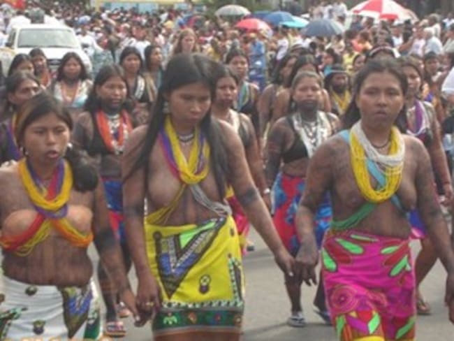 Indígenas Embera Katío.