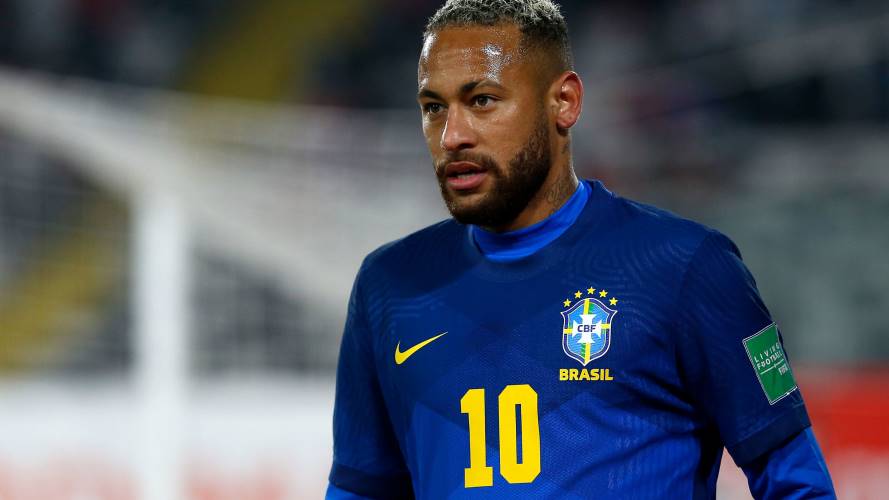 Neymar. Chile vs Brasil Eliminatorias Mundial 2022. Créditos: Getty Images/ Claudio Reyes - Pool
