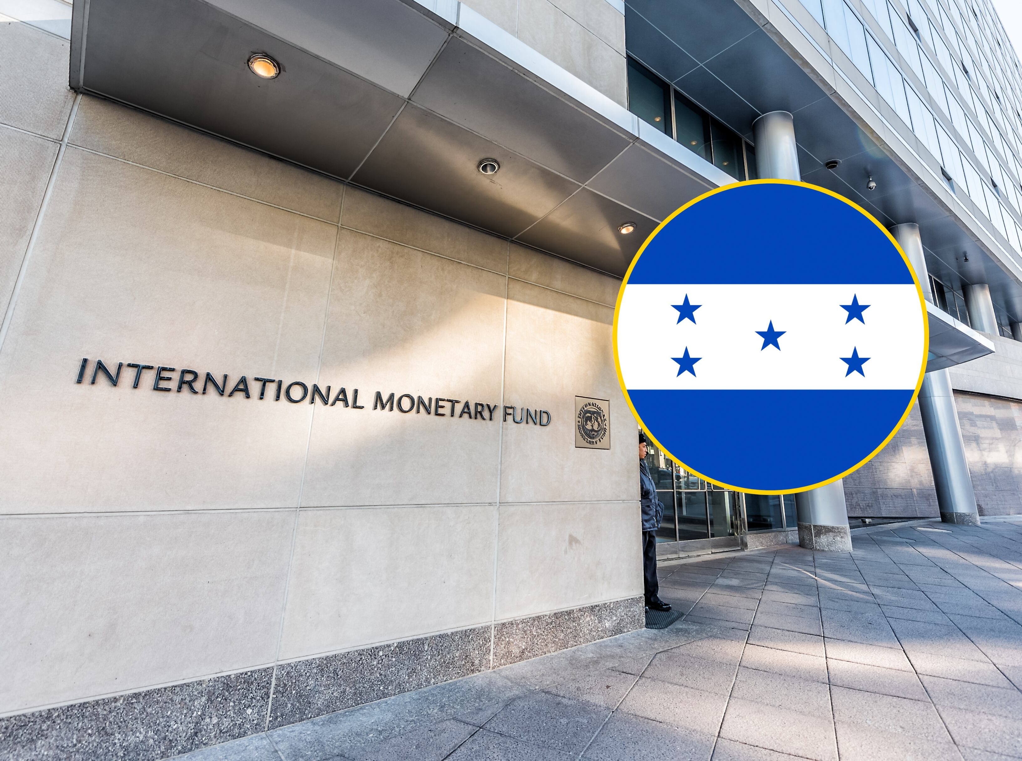 Entrada de la sede en Washington de la FMI. FOTO: Getty Images