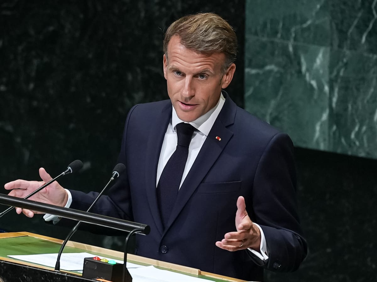 Macron pide a la ONU no ceder a la ‘ley del más fuerte’