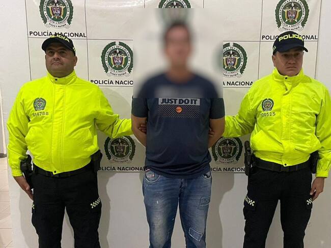 Daniel Estiben Arroyo Muñoz, alias 'Porrón'. Foto: Policía de Cundinamarca