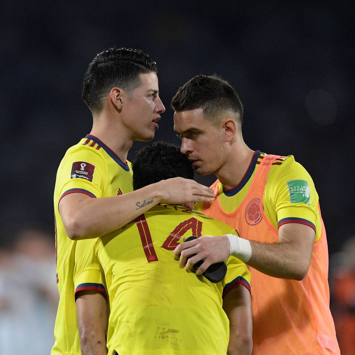 Fotos: Desconsolado, así se le vio a Luis Díaz tras la derrota de Colombia frente a Argentina