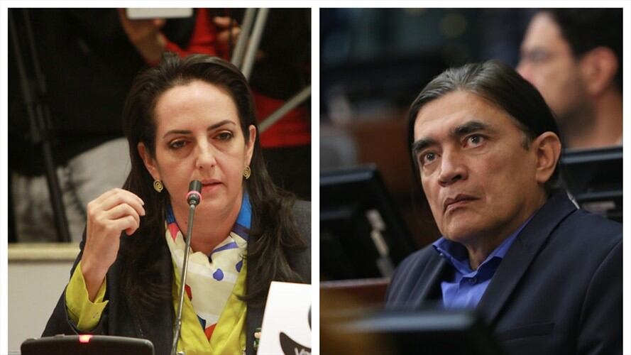 "Libretista resentido" la pelea entre María Fernanda Cabal y Gustavo Bolívar en Twitter. Foto: Colprensa