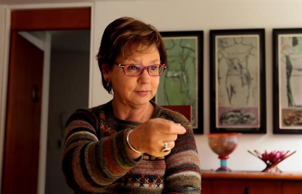 Escritora colombiana Piedad Bonnet. Foto: EFE.