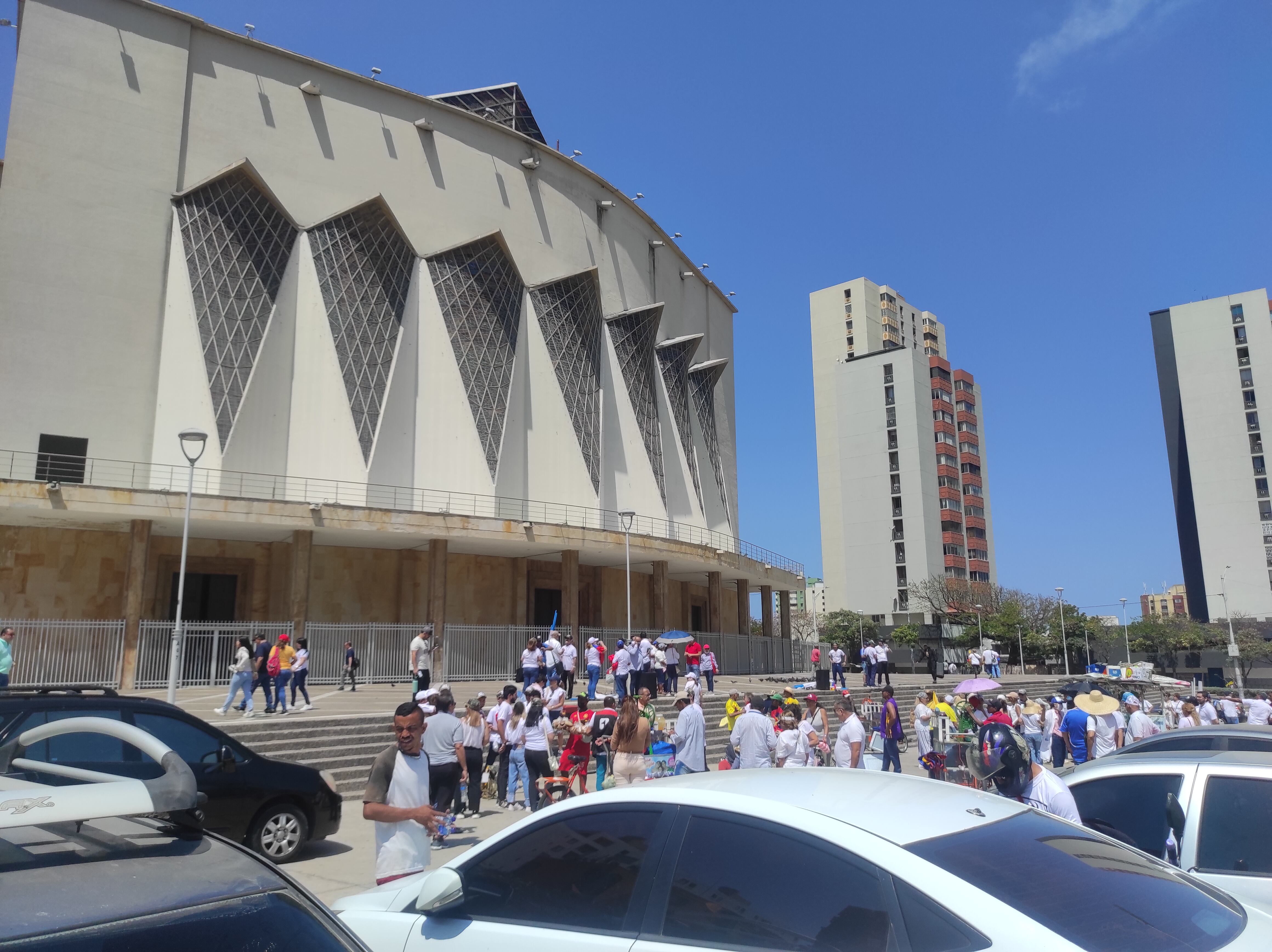 Corta jornada de manifestaciones contra el Gobierno Petro en Barranquilla. Foto: Andrea Pallares.