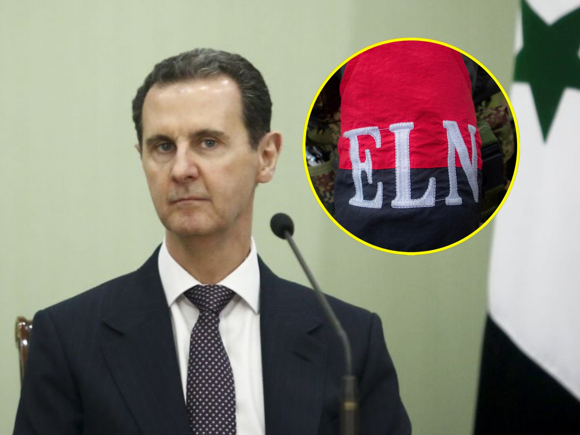 Bashar Al Assad y ELN. Fotos: (Photo by Borna News/Matin Ghasemi/Aksonline ATPImages/Getty Images) / Getty Images