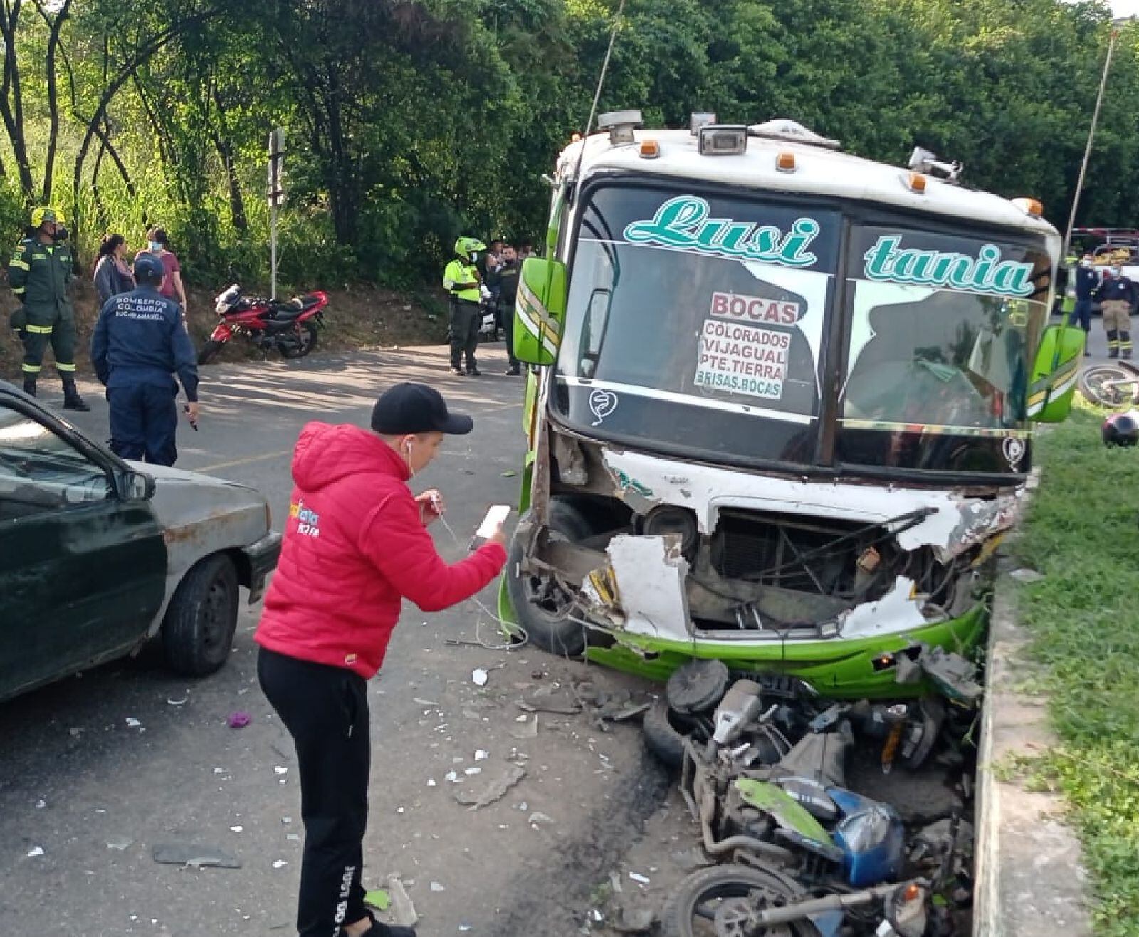 accidente/suministrada