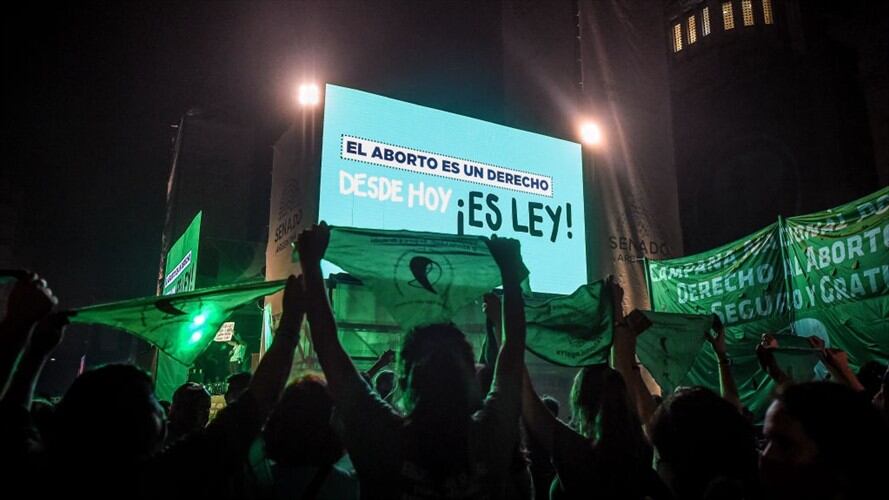 En Argentina aprueban proyecto de ley que legaliza el aborto. Foto: Getty Images