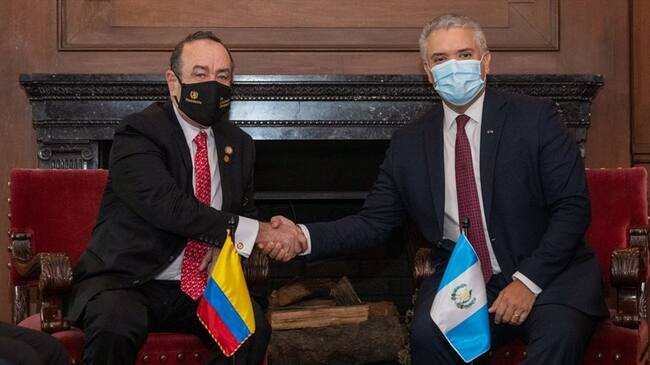 Firman memorando de entendimiento para cooperación en seguridad entre Colombia y Guatemala . Foto: Presidencia de la República