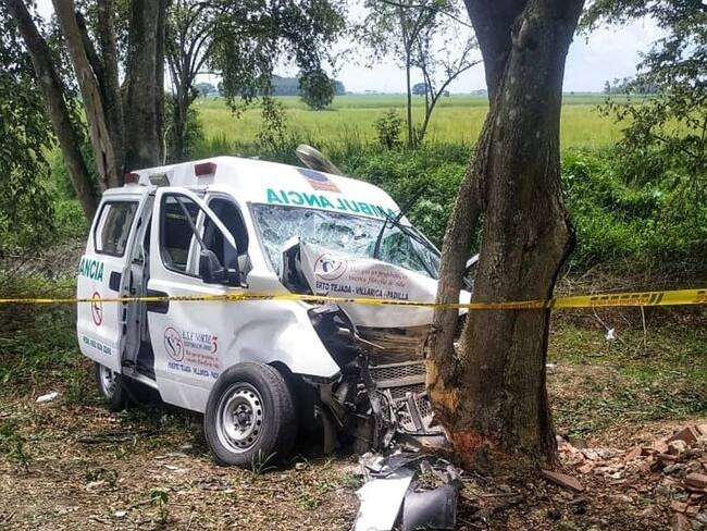 Las autoridades investigan las causas del accidente. Crédito: Red De Apoyo.