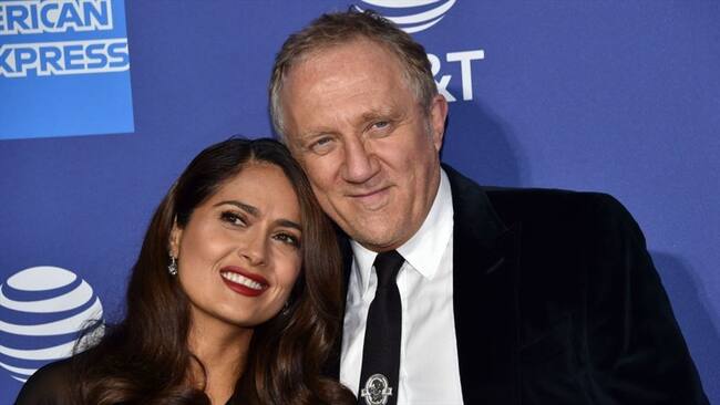 Salma Hayek y François-Henri Pinault están casados hace 15 años y tiene una hija. Foto: Getty Images