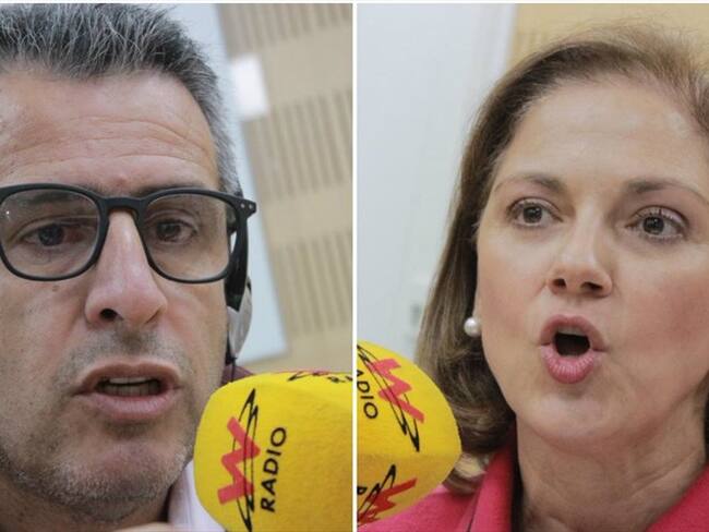 Luis Fernando Velasco y María Del Rosario Guerra . Foto: W Radio