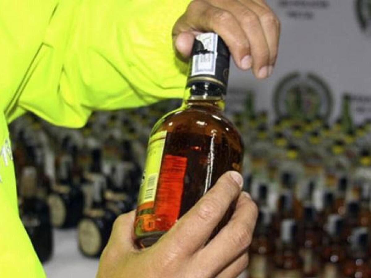 Policía de Barranquilla incautó más de 20 mil botellas de licor adulterado