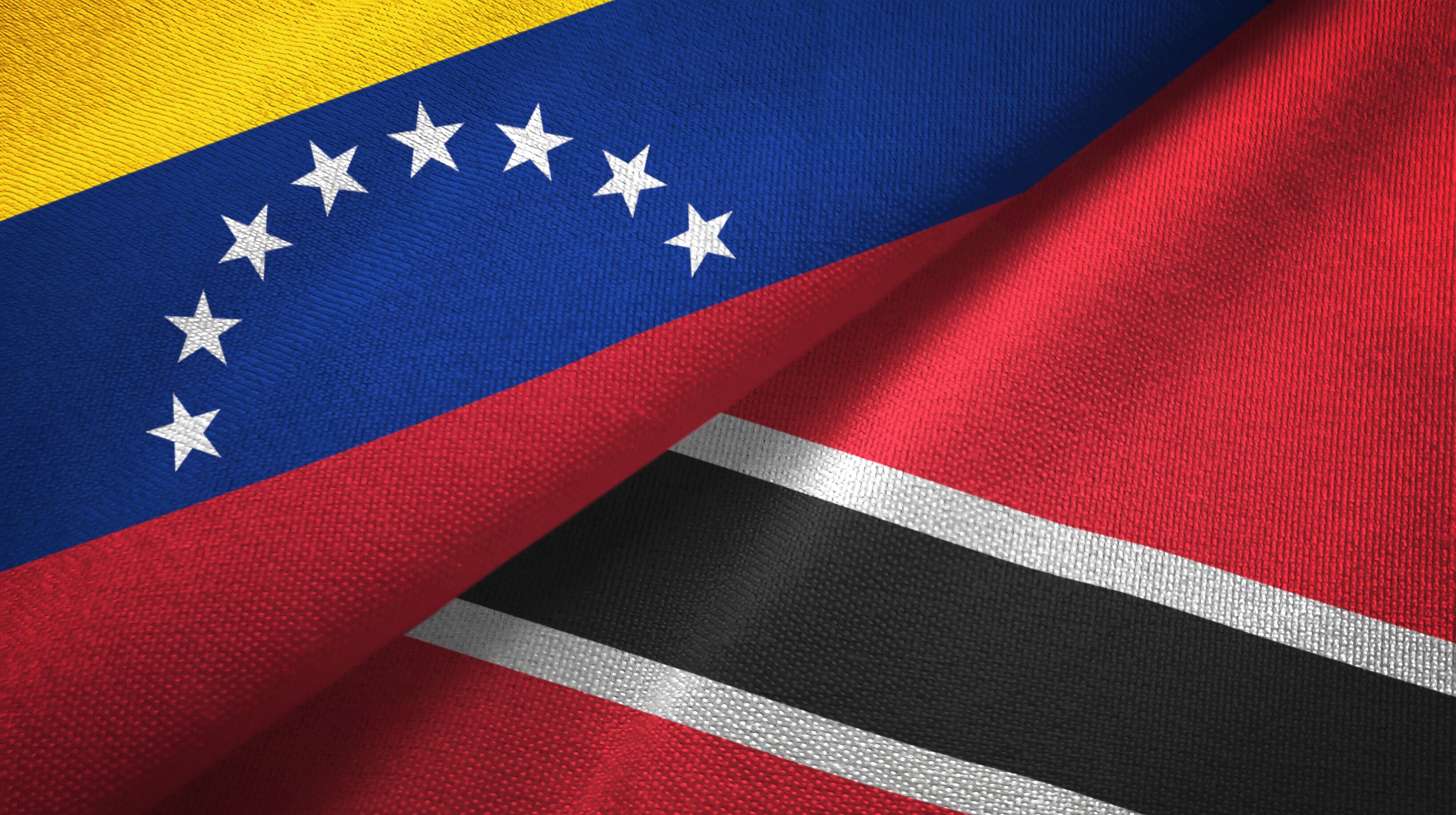 Bandera de Venezuela y Trinidad y Tobago. Foto: Getty Images