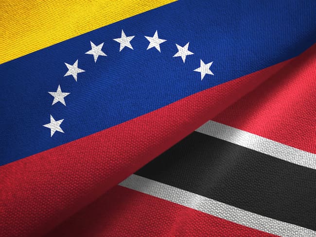 Bandera de Venezuela y Trinidad y Tobago. Foto: Getty Images