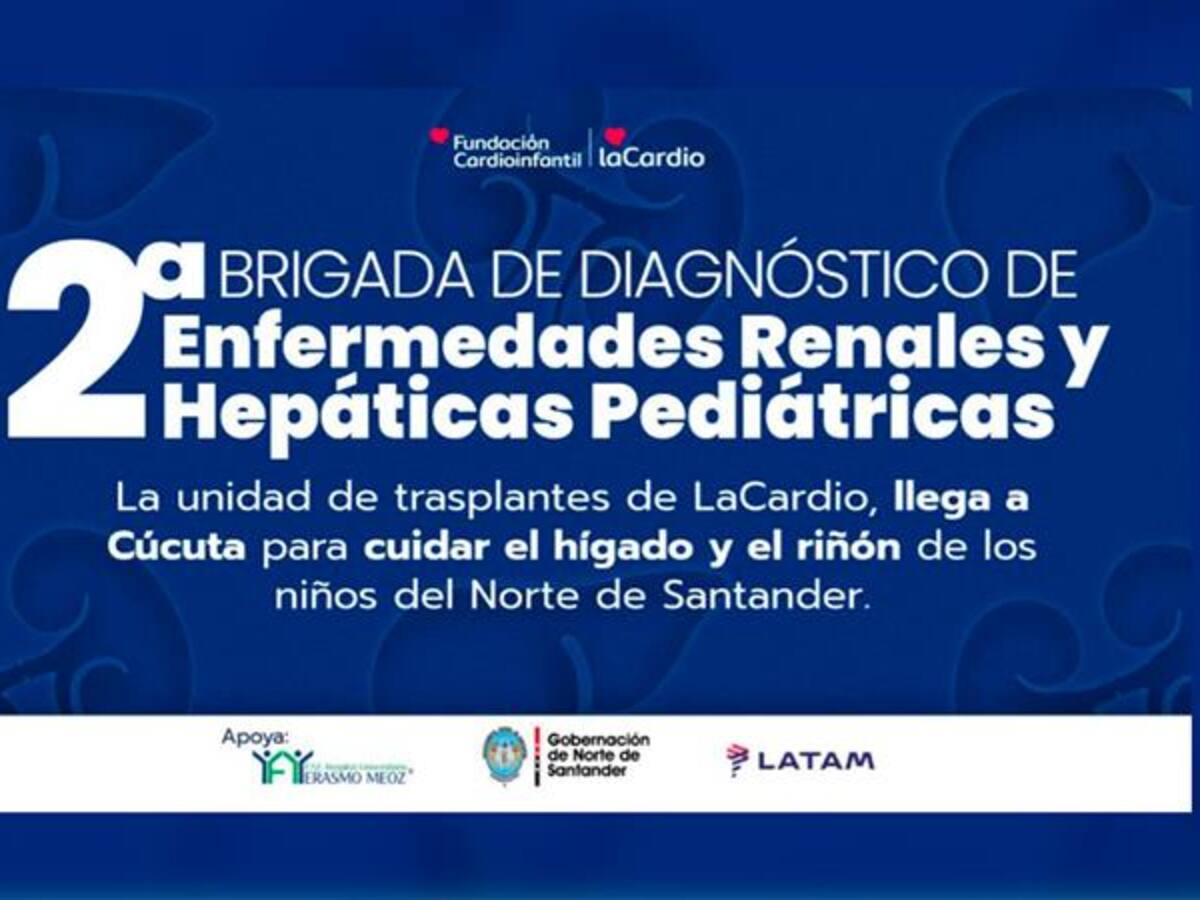 2ª Jornada Hepato Renal Pediátrica en Cúcuta: cómo inscribirse gratis y fechas de la iniciativa