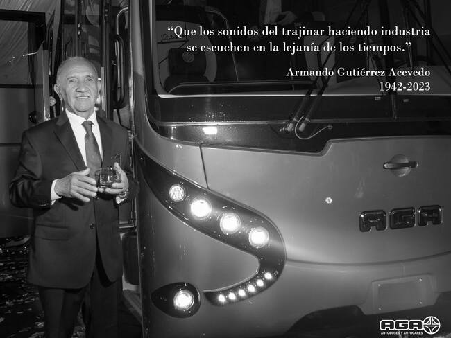Armando Gutiérrez Acevedo | Imagen: Autobuses AGA de Colombia SAS.