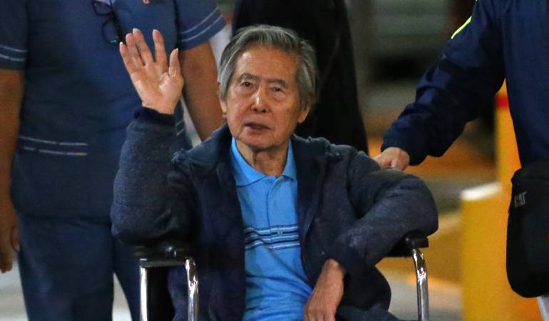 Alberto Fujimori. (Photo by LUKA GONZALES/AFP via Getty Images)