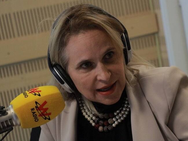 Sandra Morelli en La W. Foto: La W con Vicky Dávila