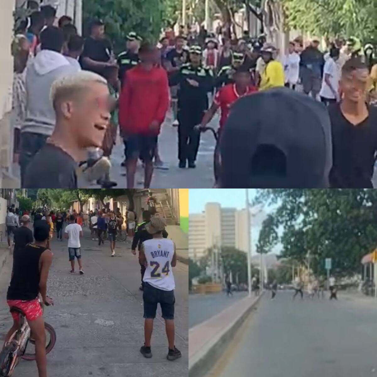 Jóvenes “tira piedras” alteran el orden público en Santa Marta