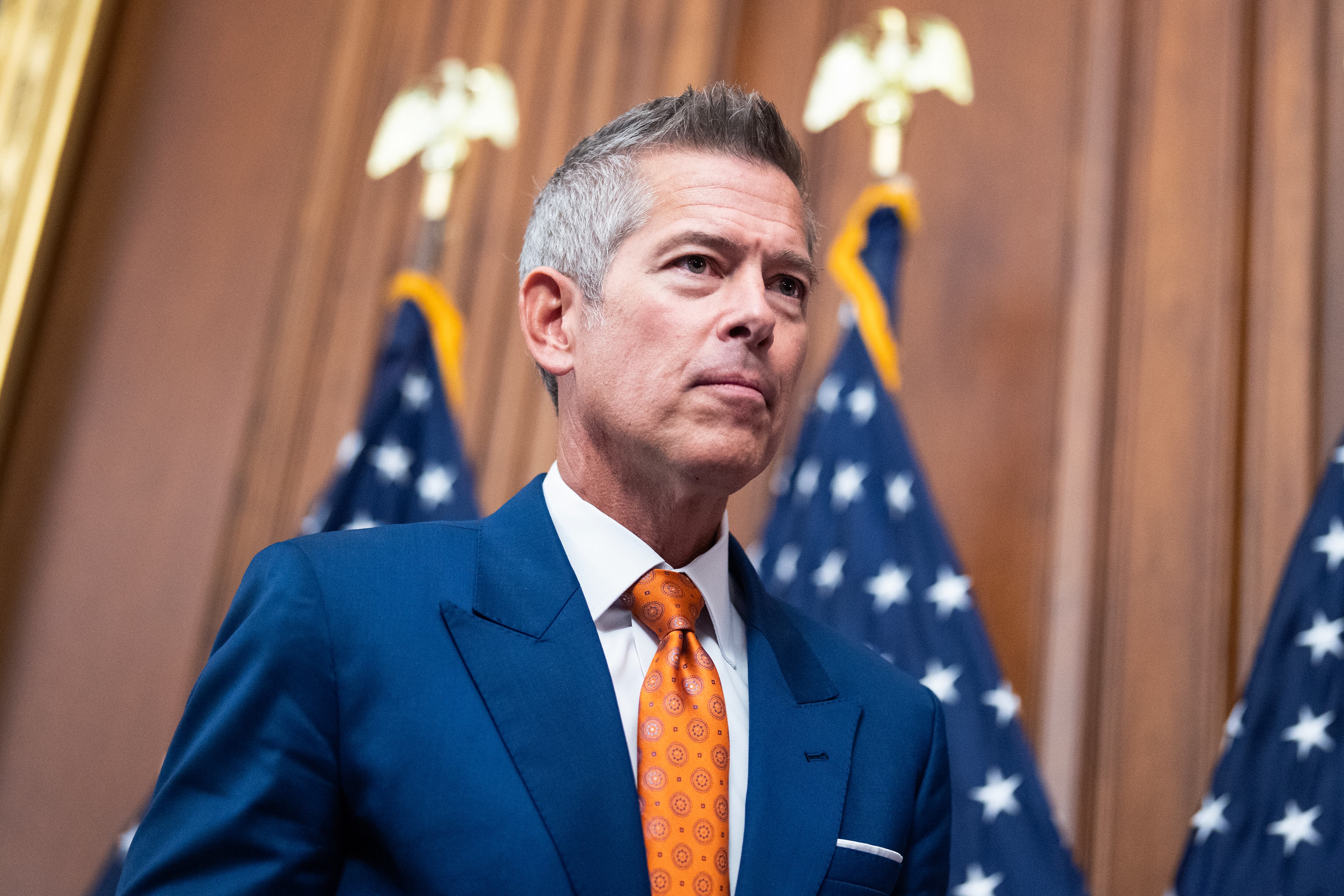 Sean Duffy, secretario de transporte en octubre de 2025. FOTO: Tom Williams/Getty Images