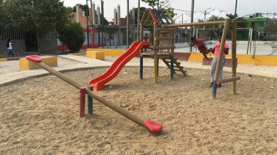 El Parque Olaya Herrera 11 de Noviembre presenta falencias. Foto: Cortesía Funcicar.