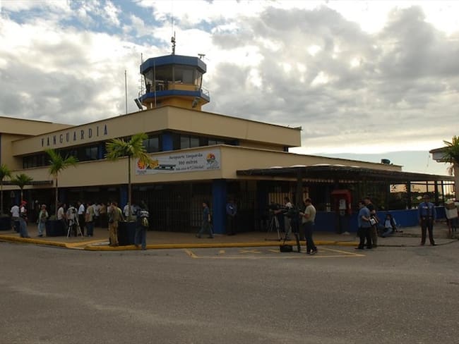 Mantenimiento de infraestructura en el Aeropuerto Vanguardia de Villavicencio. Foto: Colprensa