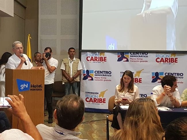 Son seis los precandidatos a la Gobernación de Córdoba que presentó el partido Centro Democrático. Foto: Claudia Hernández