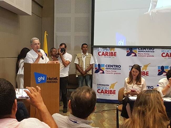 Son seis los precandidatos a la Gobernación de Córdoba que presentó el partido Centro Democrático. Foto: Claudia Hernández