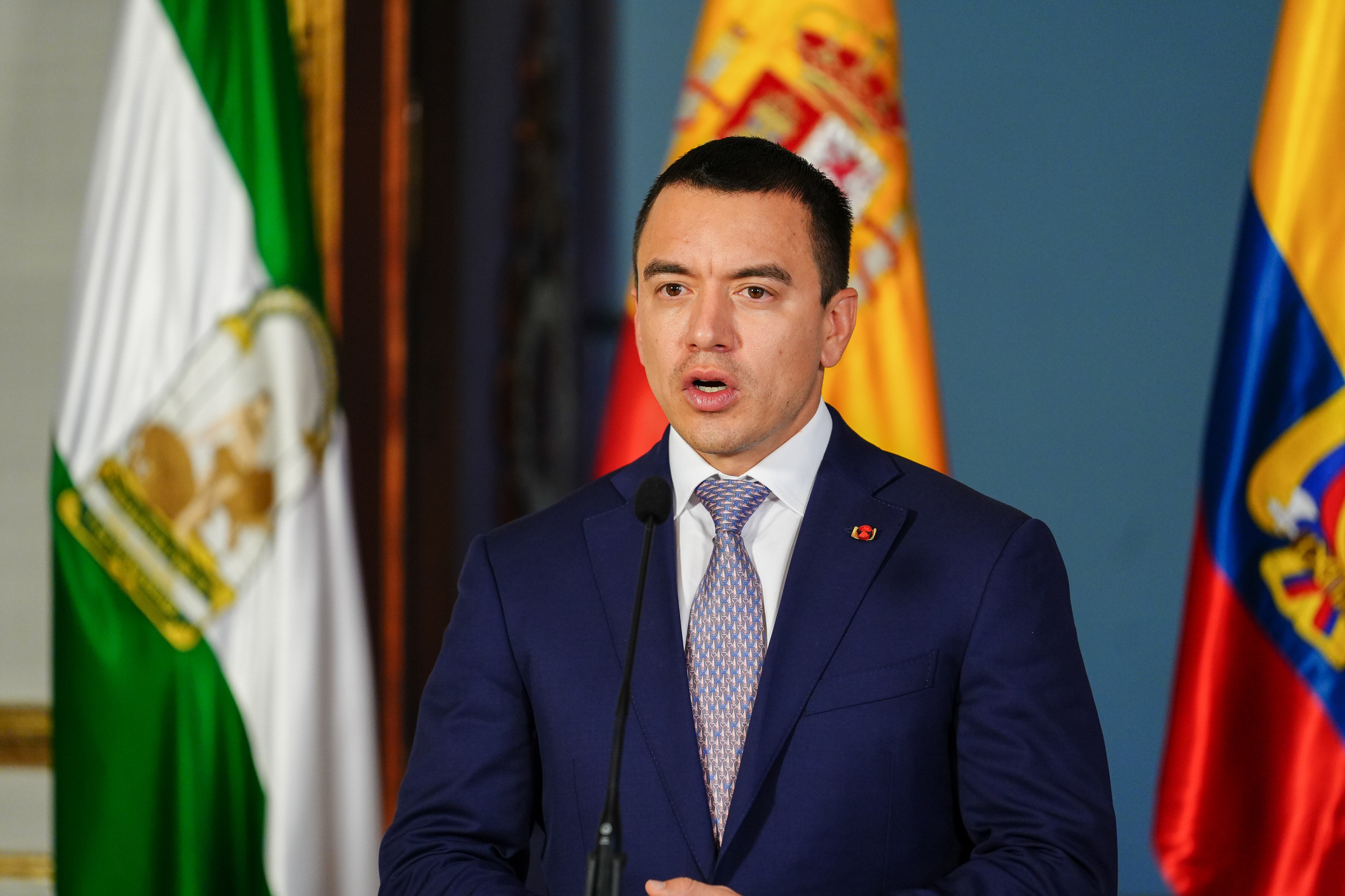 Daniel Noboa, presidente de Ecuador. Foto: Francisco J. Olmo/Europa Press via Getty Images