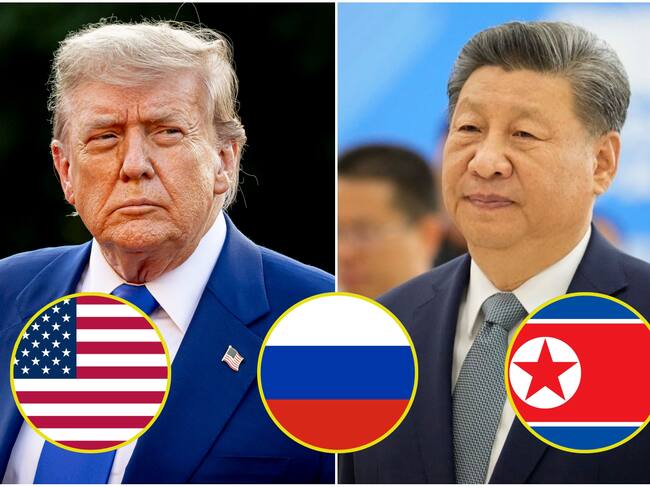 Trump asegura que Xi Jinping “conspira” contra Estados Unidos junto a Rusia y Corea del Norte. Foto: Getty Images.