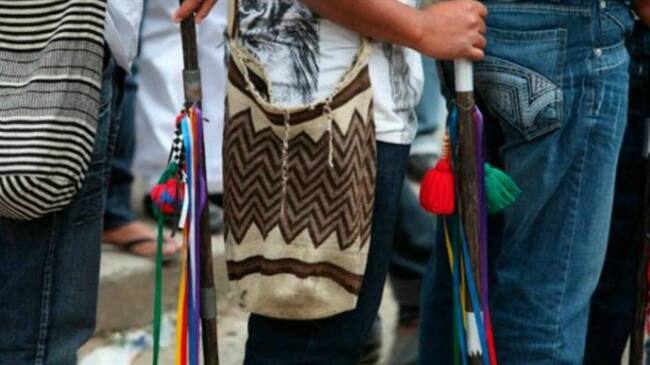 La Guardia solicitó ayuda a otras comunidades del departamento, para apoyar las diligencias y evitar nuevas acciones violentas . Foto: Cric