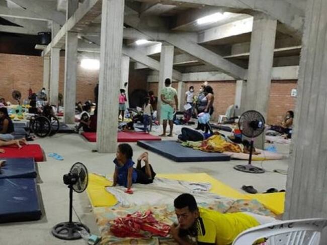 Mantendrán albergue para damnificados en municipio de Puerto Santander, zona de frontera. Foto: Cortesía