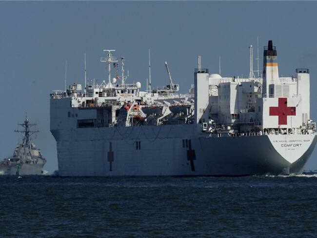 El buque hospital Comfort de EE.UU. que llegará a Colombia para brindar asistencia médica