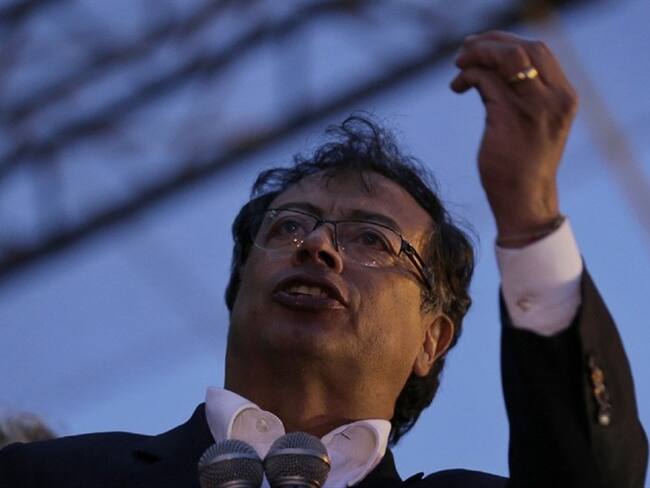 Senador colombiano Gustavo Petro. Foto: Colprensa - Sofía Toscano