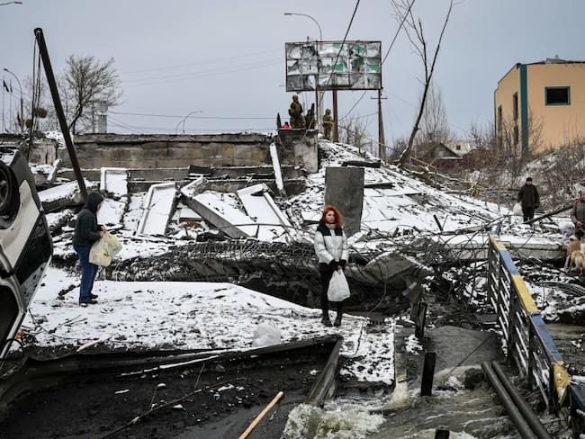 Rusia anuncia nuevos ataques sobre Kiev y pide a ciudadanos que abandonen hogares. Foto: Getty Images