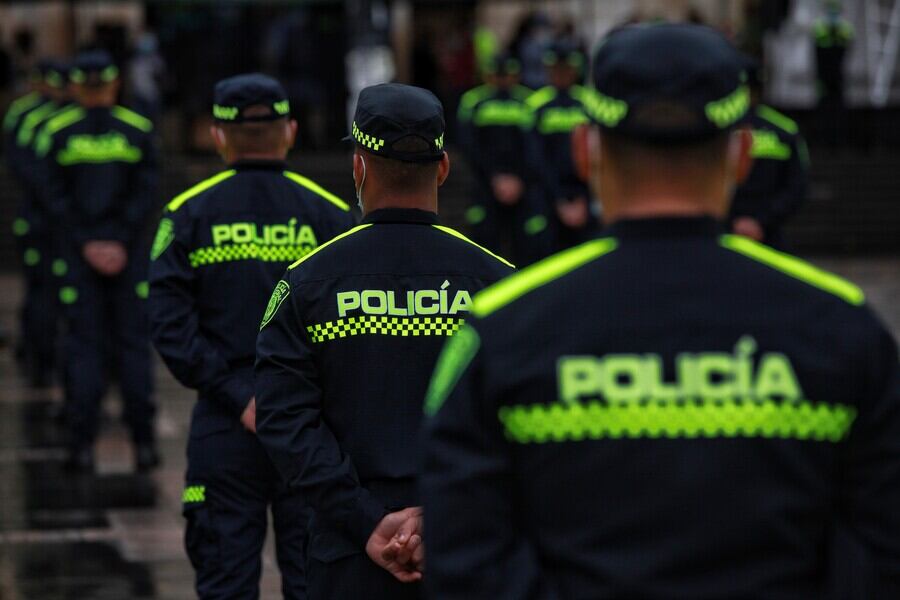 Imagen de referencia de policías de Bogotá. Foto: Colprensa.