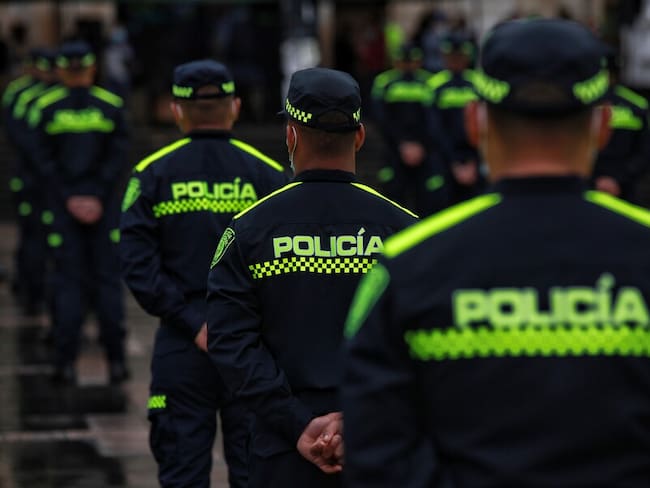 Imagen de referencia de policías de Bogotá. Foto: Colprensa.