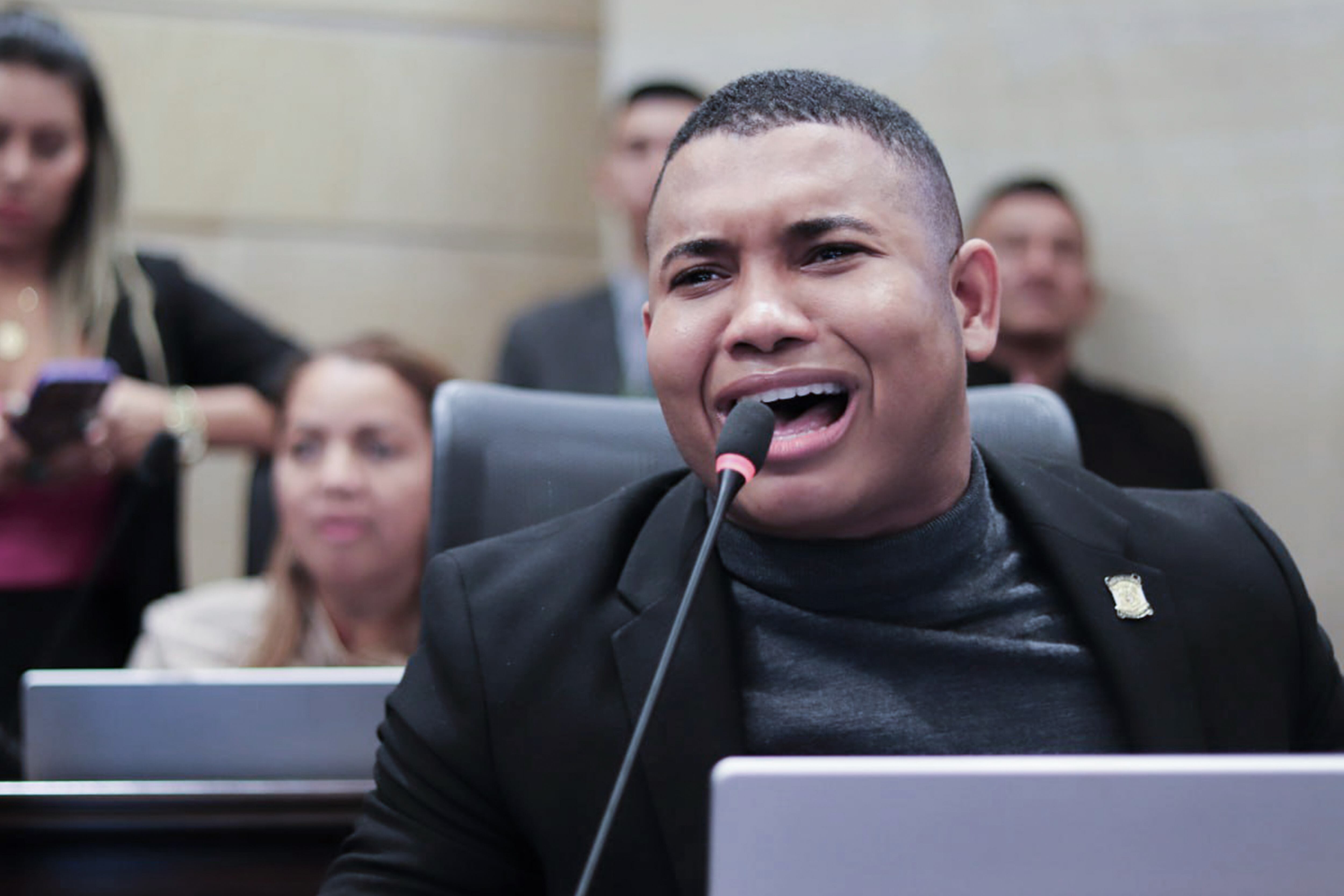 Miguel Polo Polo. Foto: EFE /Juan Camilo Díaz / Cámara de Representantes