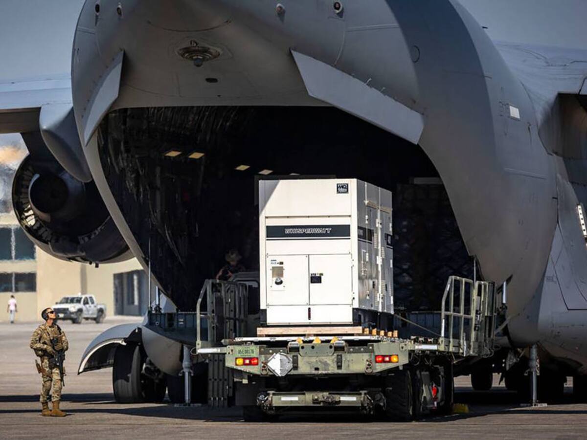 Aterrizó en la capital de Haití el primer avión con ayuda humanitaria en tres meses