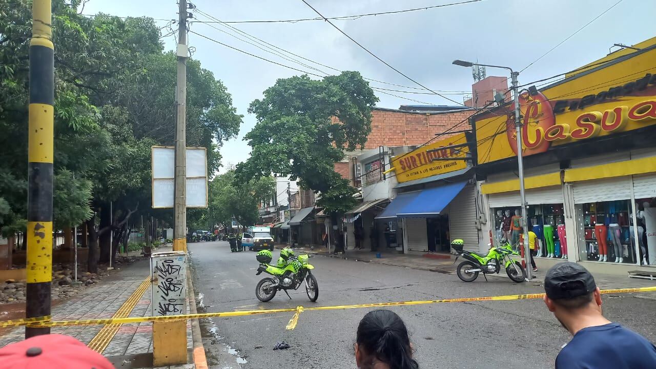 Explosión en el centro de Cúcuta. Foto: cortesía Gonzalo Orduz y Camilo Picón