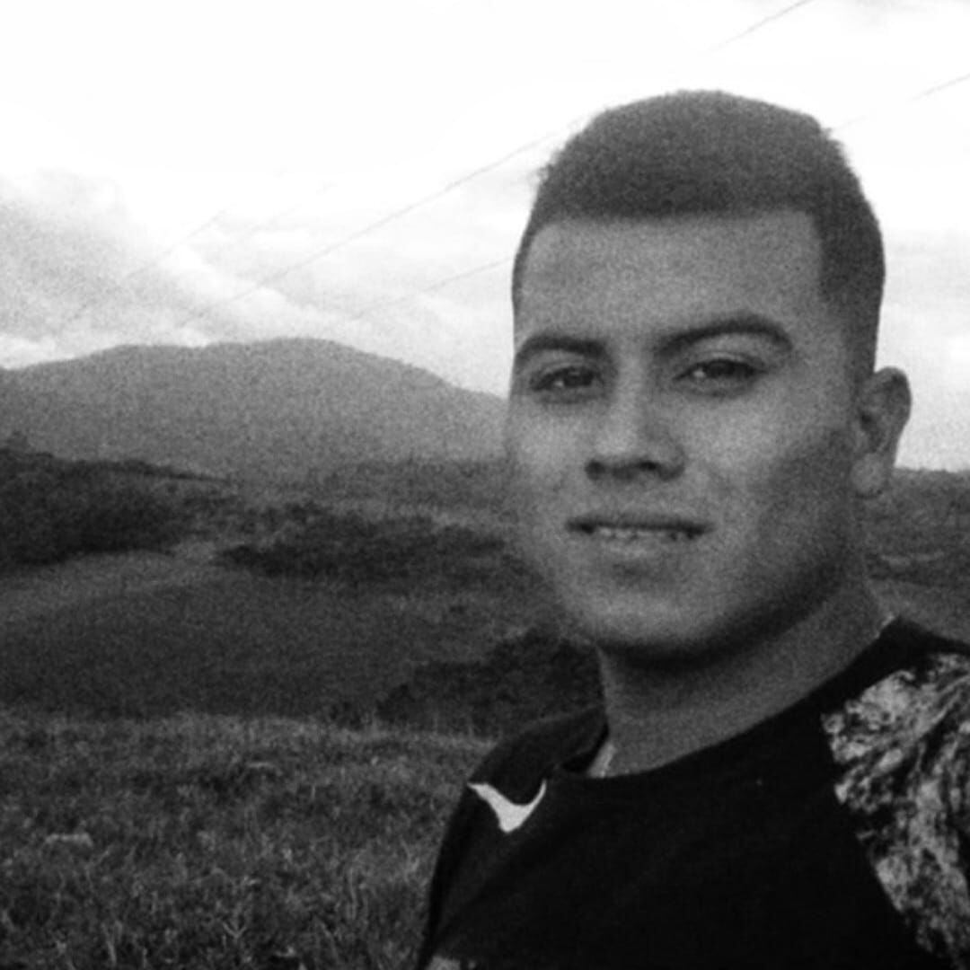 Brayan Stiven Ulcué de 23 años asesinado en Santander de Quilichao. Crédito: Red de Apoyo.