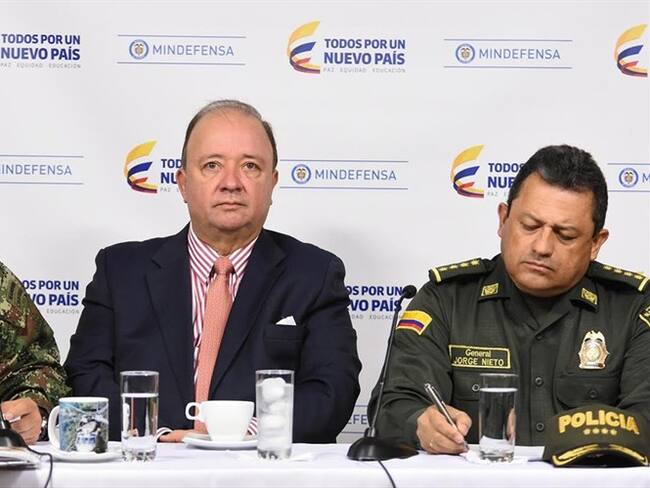 Comandante de las Fuerzas Militares, el general Juan Pablo Rodríguez. Foto: Ministerio de Defensa.