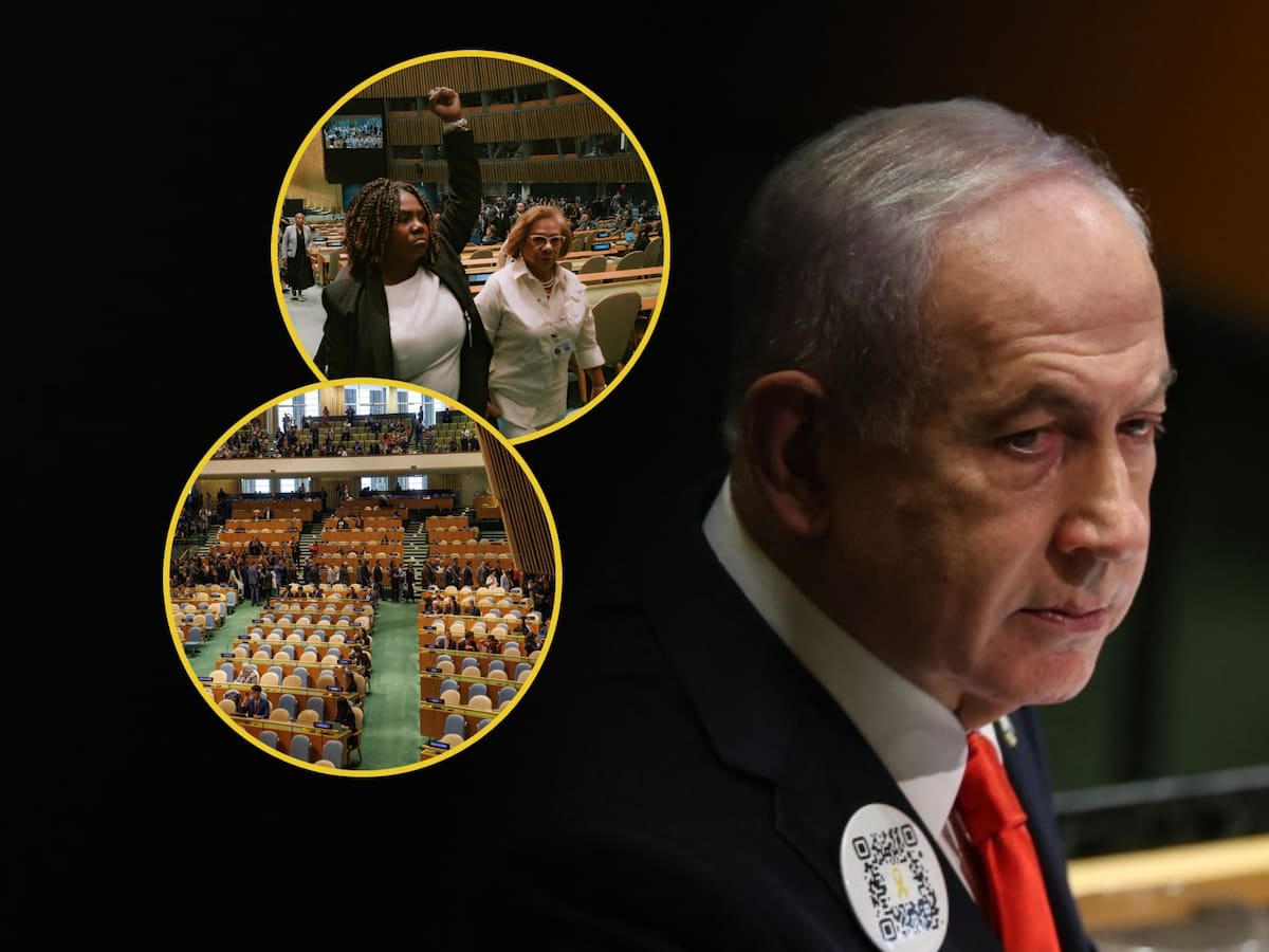 Videos: así se salieron varias delegaciones en medio del discurso de Netanyahu en la ONU