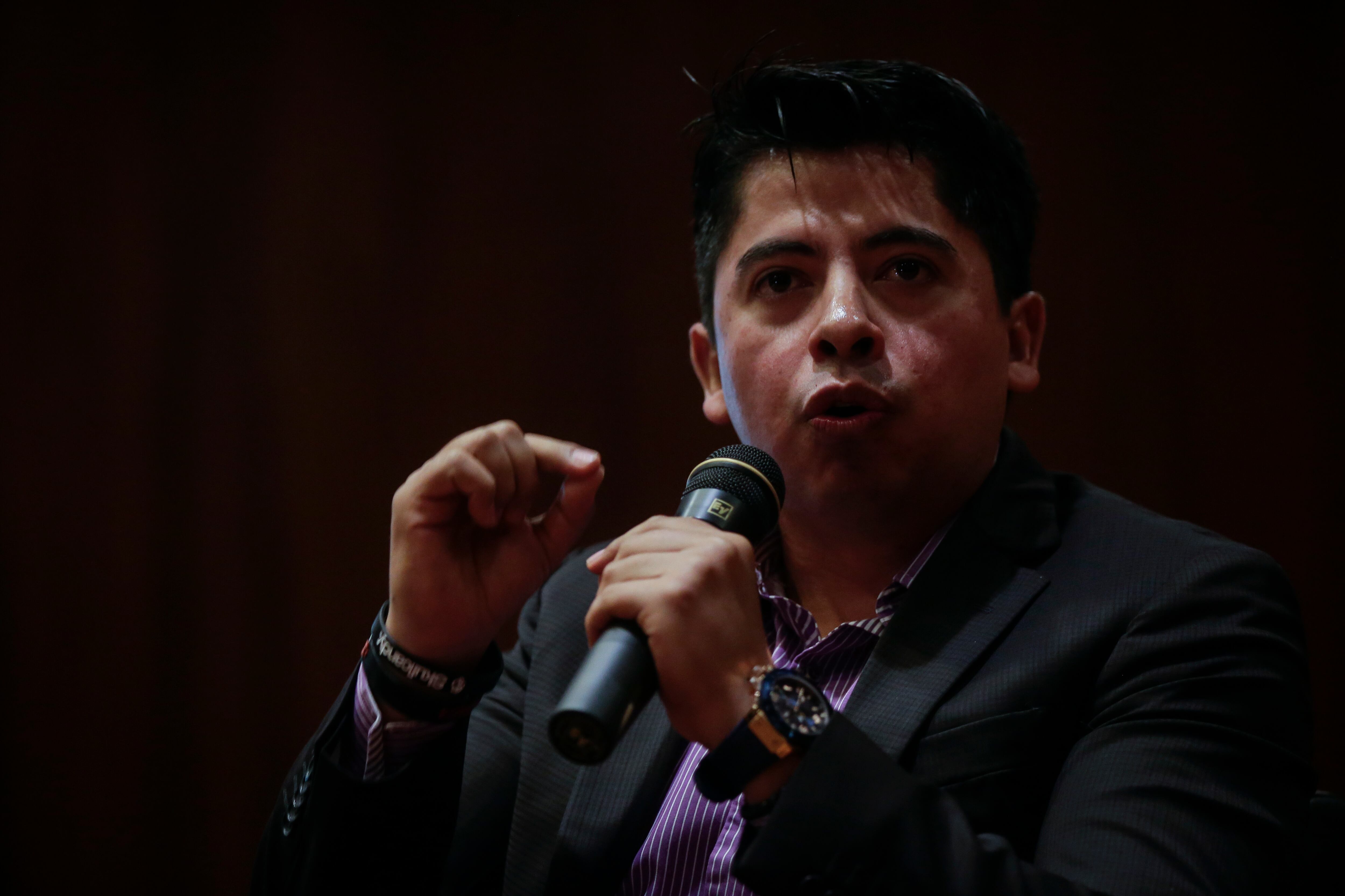 Bogotá. 28 de Junio de 2016. En la Universidad Javeriana se realizó el foro "Debate sobre la Reforma Política para el Posconflicto". En la foto: Ariel Ávila, subdirector de la Fundación Paz y Reconciliación. (Colprensa - Mauricio Alvarado)