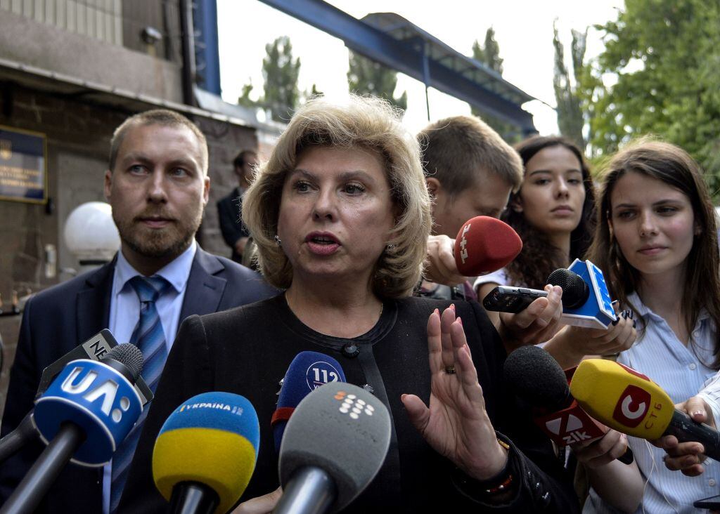 Tatiana Moskalkova (Photo by Sergei CHUZAVKOV / AFP). (Photo credit should read SERGEI CHUZAVKOV/AFP via Getty Images)