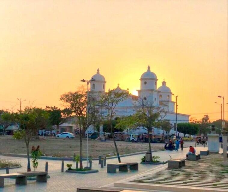 Plaza central de Soledad, Atlántico. Foto: Colprensa - Juan Manuel Cantillo Arrieta